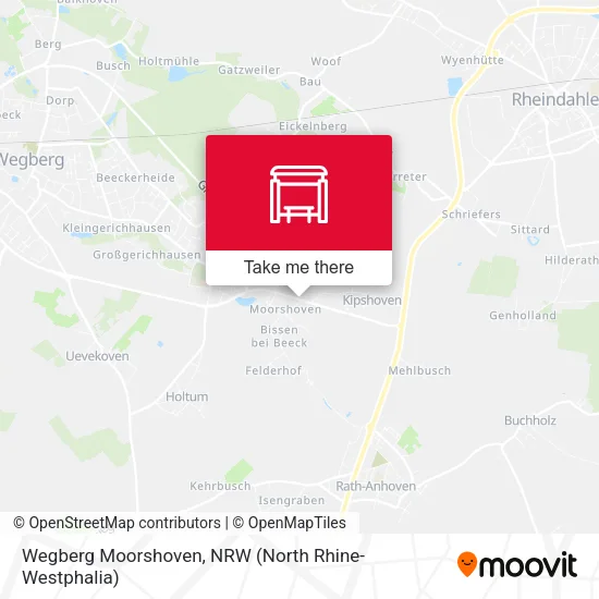 Карта Wegberg Moorshoven