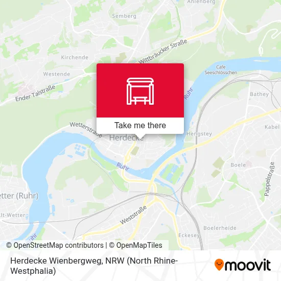 Herdecke Wienbergweg map