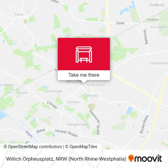 Карта Willich Orpheusplatz