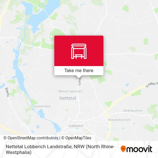 Карта Nettetal Lobberich Landstraße