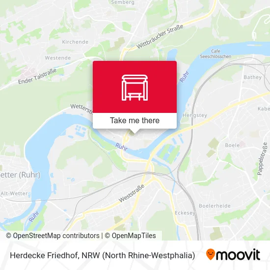 Herdecke Friedhof map