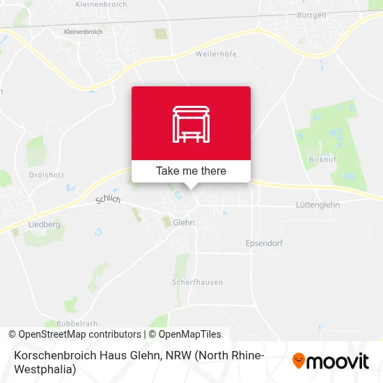 Korschenbroich Haus Glehn map