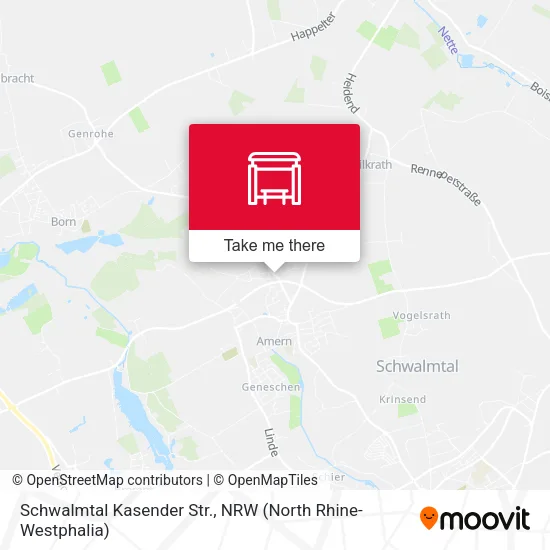 Карта Schwalmtal Kasender Str.