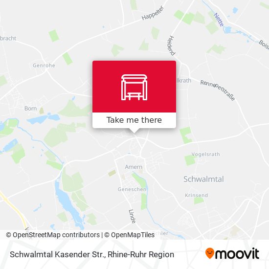 Schwalmtal Kasender Str. map