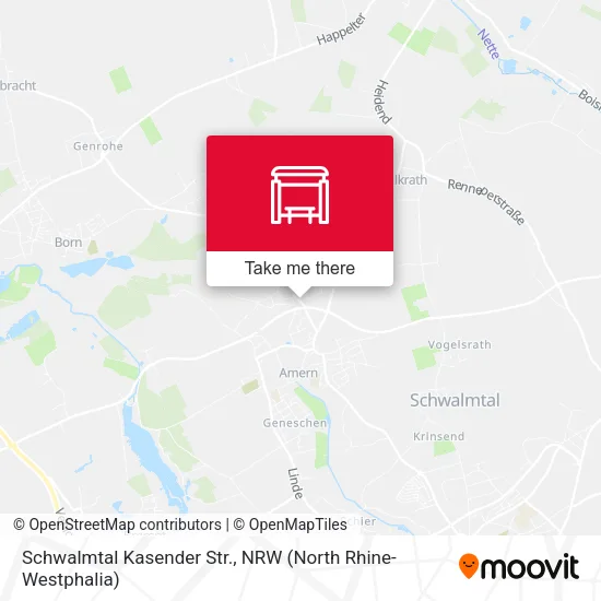 Карта Schwalmtal Kasender Str.