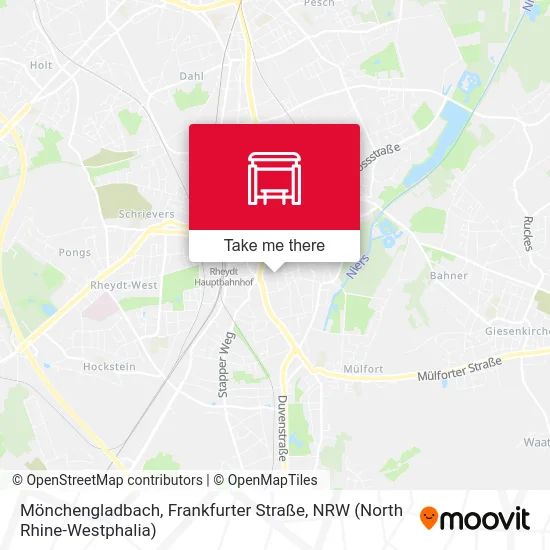 Карта Mönchengladbach, Frankfurter Straße