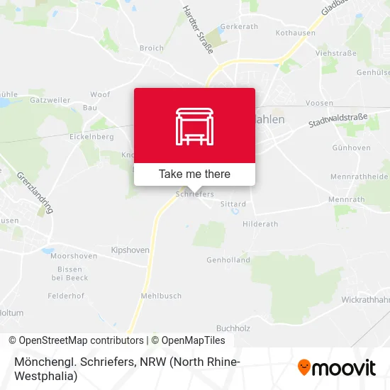 Карта Mönchengl. Schriefers