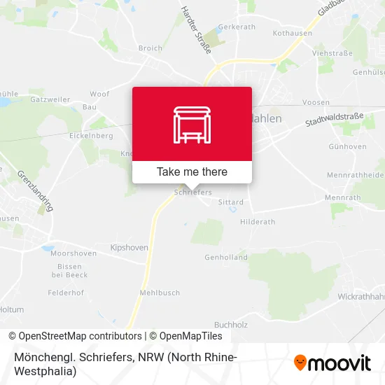 Карта Mönchengl. Schriefers