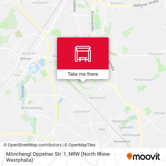 Карта Mönchengl Oppelner Str. 1