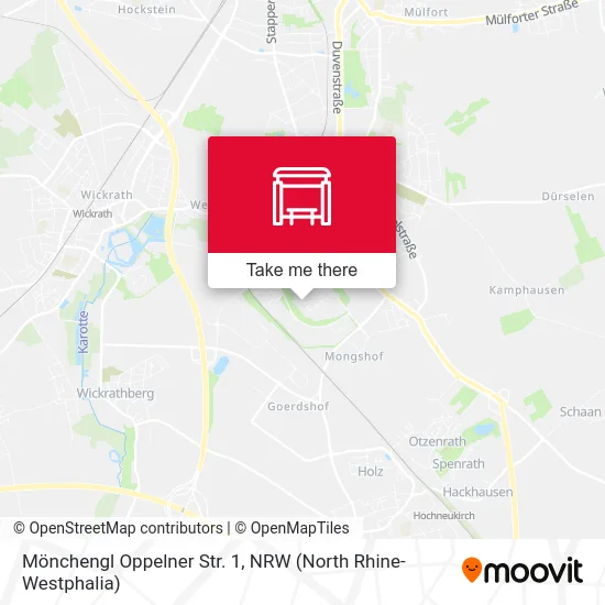 Карта Mönchengl Oppelner Str. 1