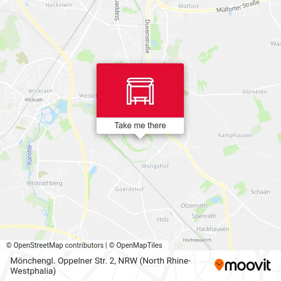 Карта Mönchengl. Oppelner Str. 2