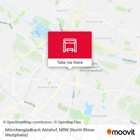 Карта Mönchengladbach Abtshof