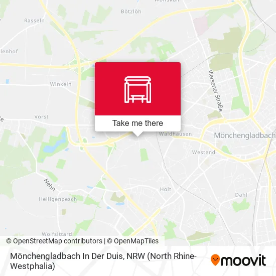Карта Mönchengladbach In Der Duis