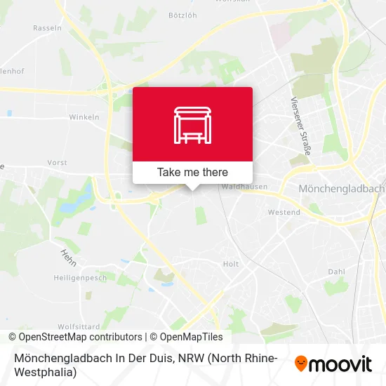 Карта Mönchengladbach In Der Duis