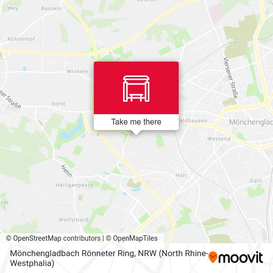 Карта Mönchengladbach Rönneter Ring