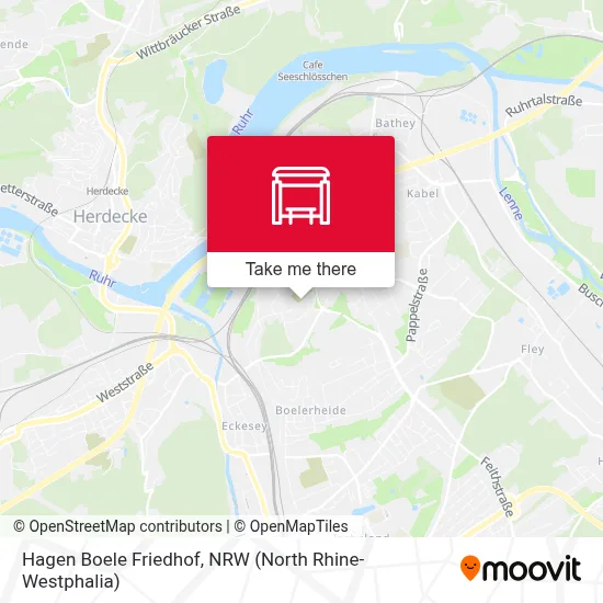 Hagen Boele Friedhof map