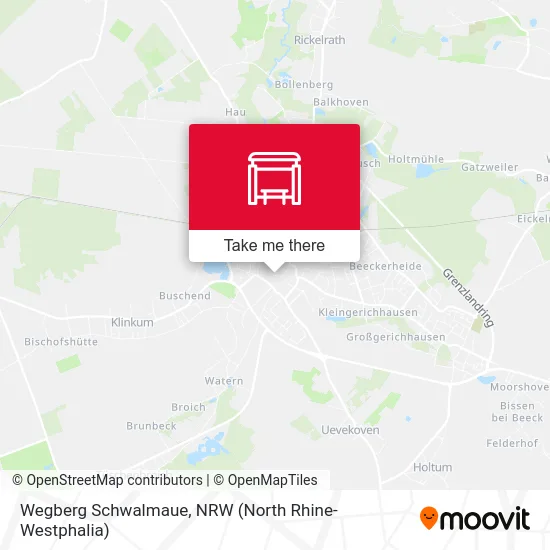 Карта Wegberg Schwalmaue