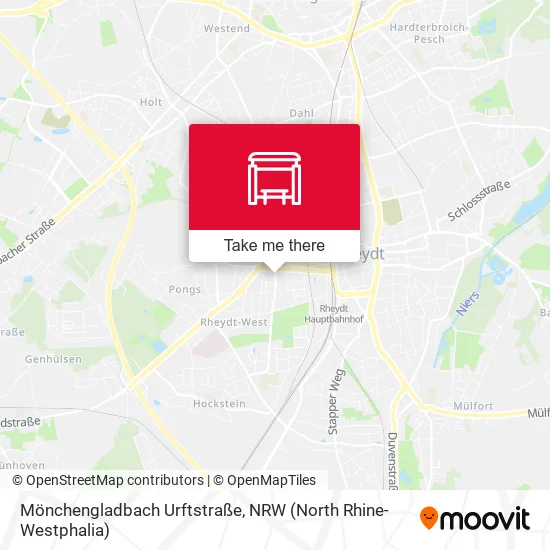 Карта Mönchengladbach Urftstraße