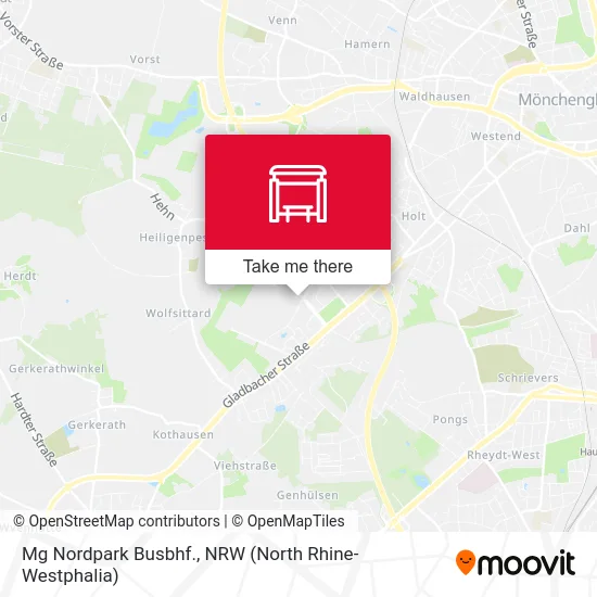 Карта Mg Nordpark Busbhf.