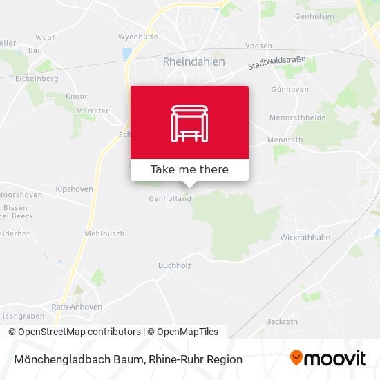 Mönchengladbach Baum map