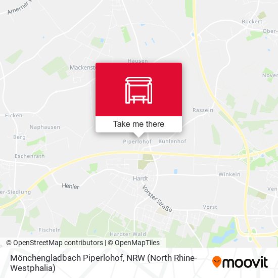Mönchengladbach Piperlohof map