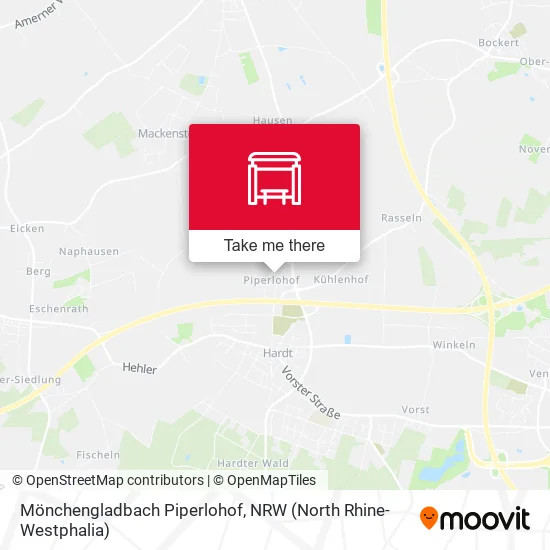 Карта Mönchengladbach Piperlohof
