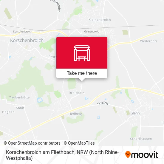 Korschenbroich am Fliethbach map