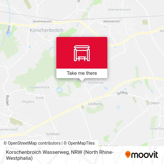 Korschenbroich Wasserweg map