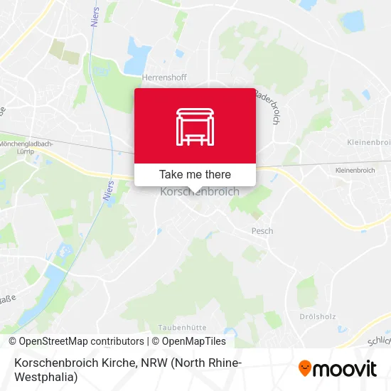 Карта Korschenbroich Kirche