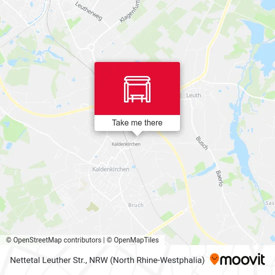 Карта Nettetal Leuther Str.