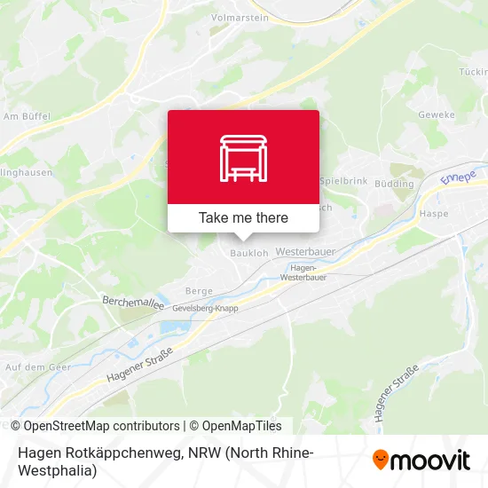 Hagen Rotkäppchenweg map