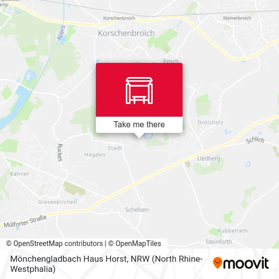 Карта Mönchengladbach Haus Horst