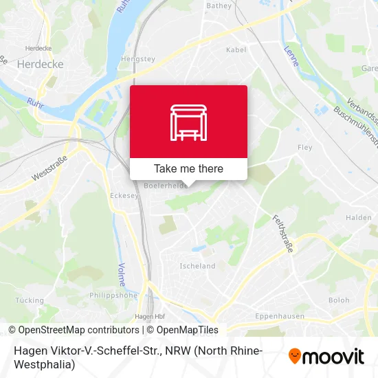 Карта Hagen Viktor-V.-Scheffel-Str.