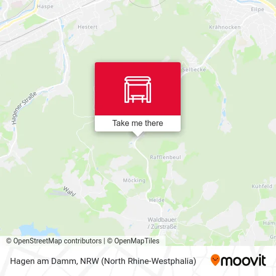 Hagen am Damm map