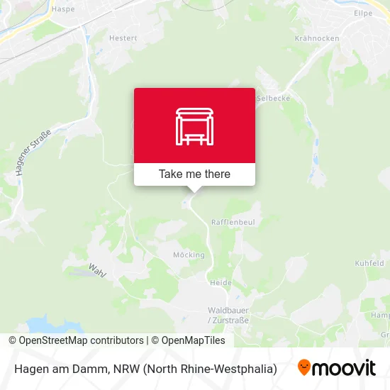 Hagen am Damm map