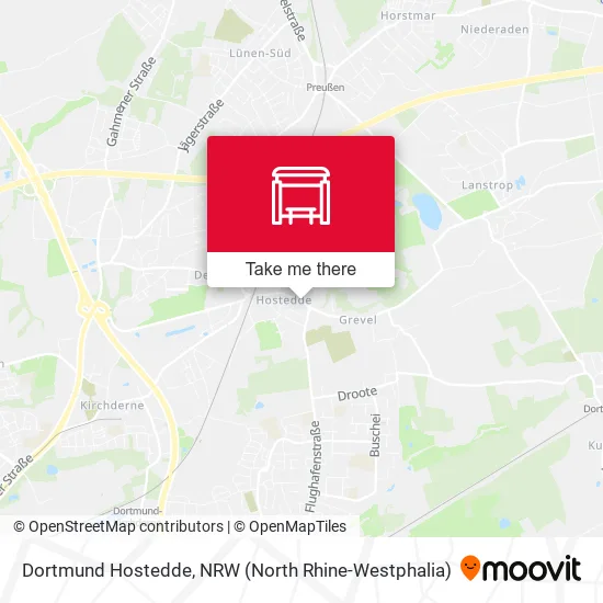 Карта Dortmund Hostedde