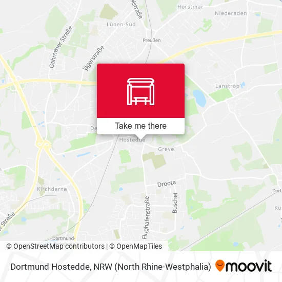 Карта Dortmund Hostedde