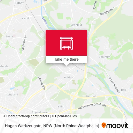 Hagen Werkzeugstr. map