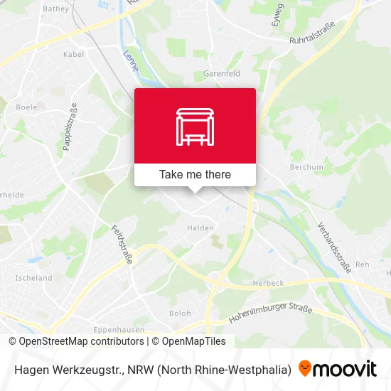 Hagen Werkzeugstr. map