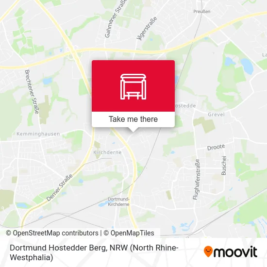 Dortmund Hostedder Berg map