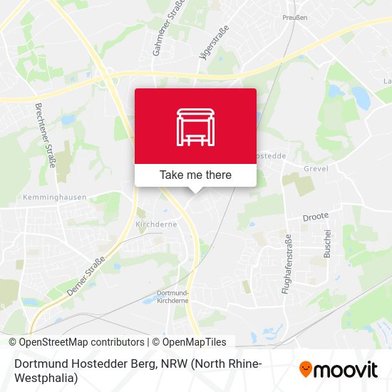 Dortmund Hostedder Berg map