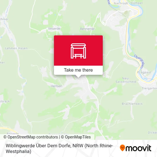 Карта Wiblingwerde Über Dem Dorfe