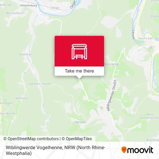 Wiblingwerde Vogelhenne map