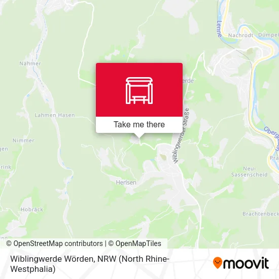 Карта Wiblingwerde Wörden
