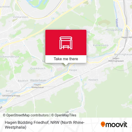 Hagen Büdding Friedhof map