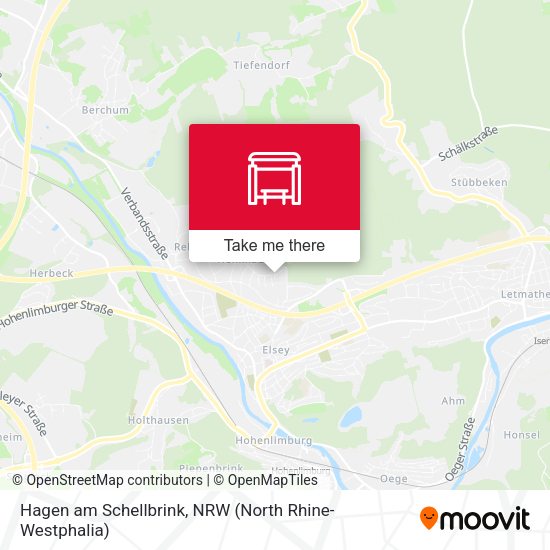 Карта Hagen am Schellbrink