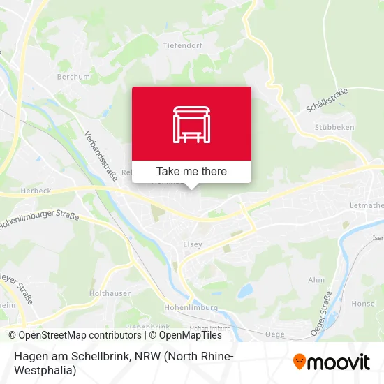 Карта Hagen am Schellbrink