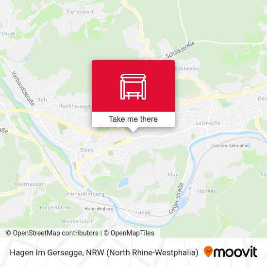 Карта Hagen Im Gersegge