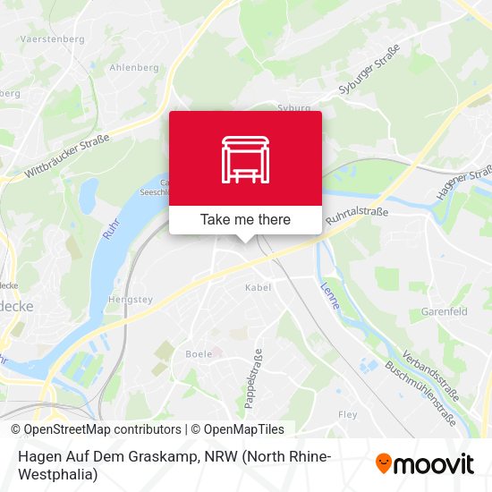 Карта Hagen Auf Dem Graskamp