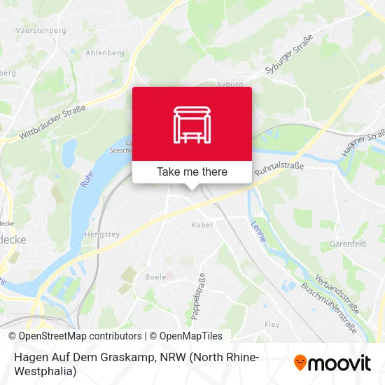 Карта Hagen Auf Dem Graskamp